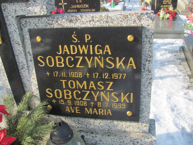 Jadwiga Sobczyńska 1908 Kowalew - Grobonet - Wyszukiwarka osób pochowanych