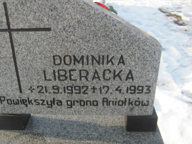 Dominika Liberacka 1992 Kowalew - Grobonet - Wyszukiwarka osób pochowanych