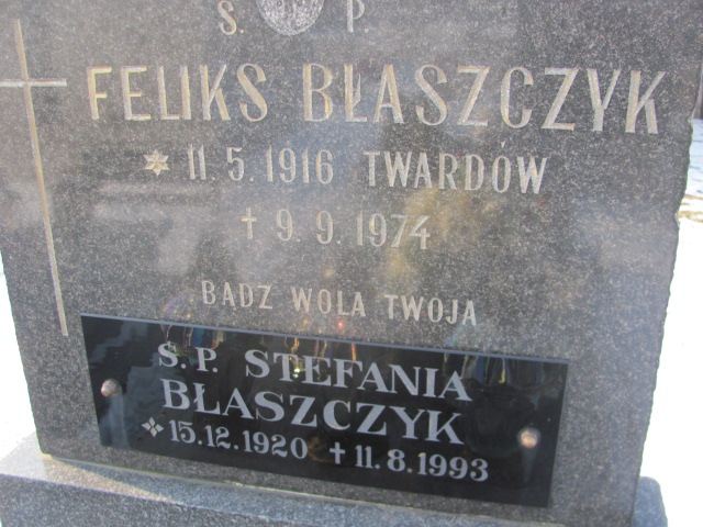 Feliks Błaszczyk 1916 Kowalew - Grobonet - Wyszukiwarka osób pochowanych