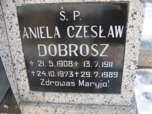 Aniela Dobrosz 1908 Kowalew - Grobonet - Wyszukiwarka osób pochowanych