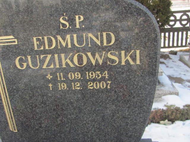 Edmund Guzikowski 1954 Kowalew - Grobonet - Wyszukiwarka osób pochowanych