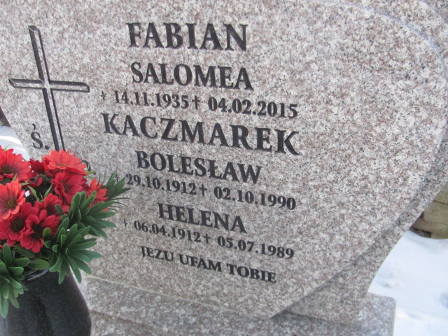 Helena Kaczmarek 1912 Kowalew - Grobonet - Wyszukiwarka osób pochowanych