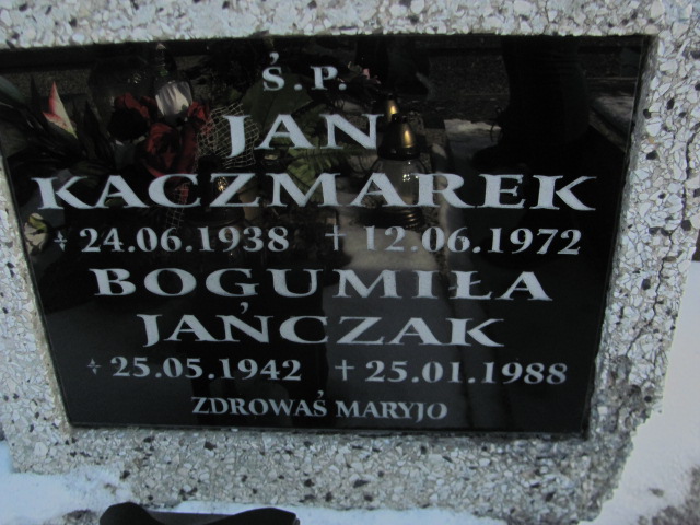 Bogumiła Jańczak 1942 Kowalew - Grobonet - Wyszukiwarka osób pochowanych